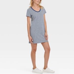 Universal Thread striped shift tee shirt dress